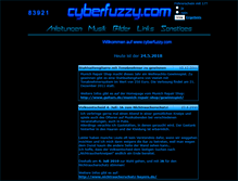 Tablet Screenshot of cyberfuzzy.com